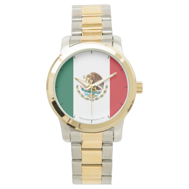 Mexico Plain Flag Watch (Front)