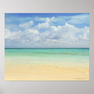 Mexico, Playa Del Carmen, seascape 2 Poster