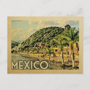 Mexico Postcard Lake Chapala Vintage Travel