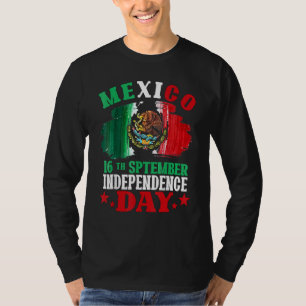 Mexico Pride Independence Day 2022 Mexican Flag 20 T-Shirt