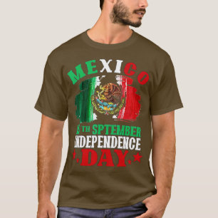 Mexico Pride Independence Day 2022 Mexican Flag 20 T-Shirt