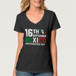 Mexico Pride Independence Day 2022 Mexican Flag Ma T-Shirt