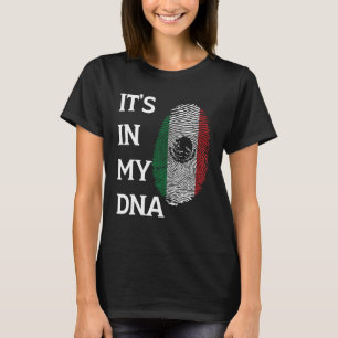 Mexico Proud Mexican Flag State Flag Dna Flag T-Shirt