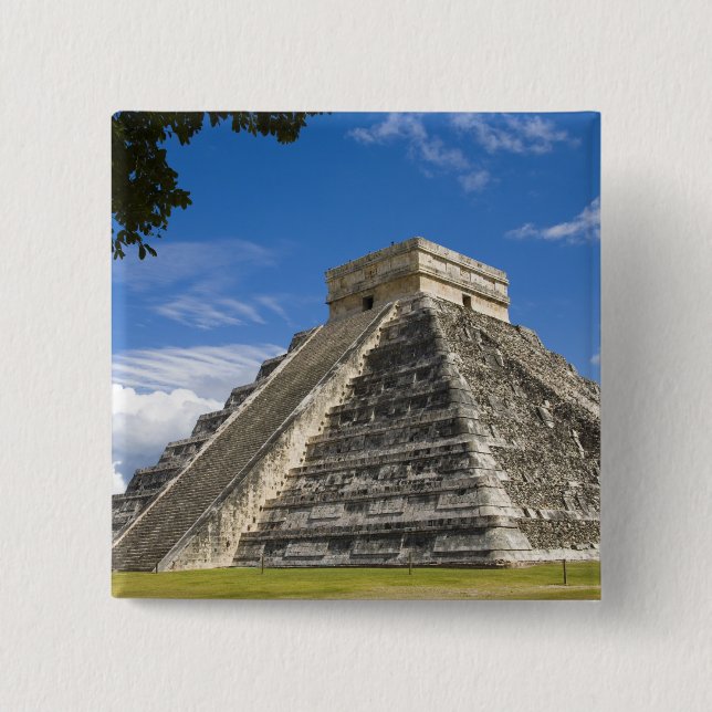 Mexico, Quintana Roo, near Cancun, Chichen 5 15 Cm Square Badge (Front)