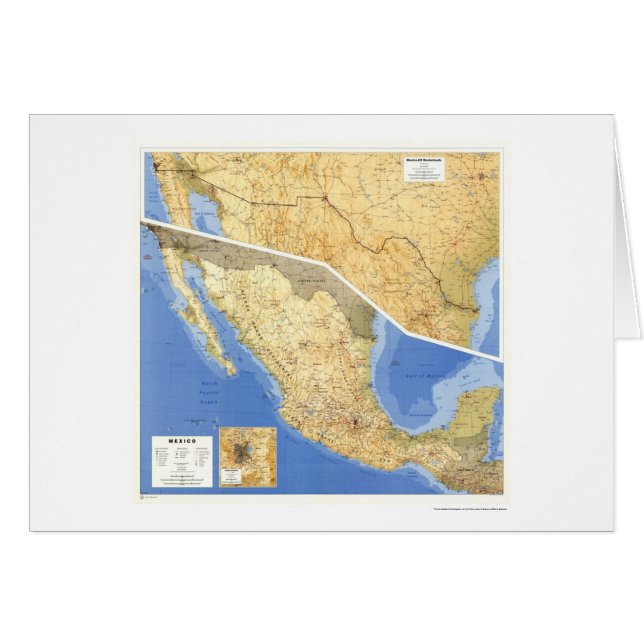 Mexico Reference Map - 1993 (Front Horizontal)