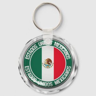 Mexico Round Emblem Key Ring