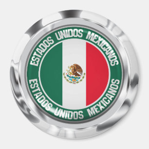 Mexico Round Emblem Magnet