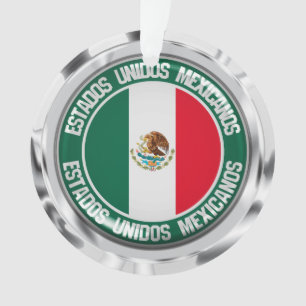 Mexico Round Emblem Ornament