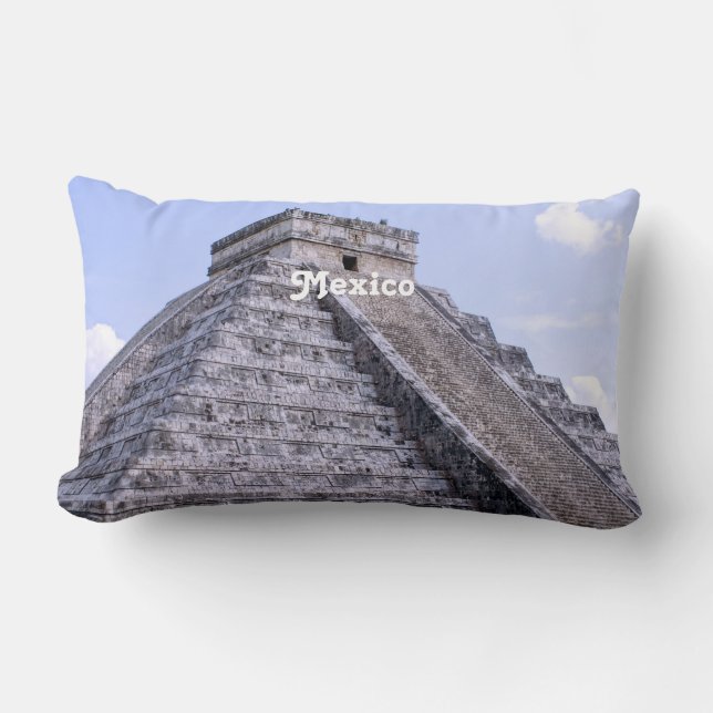 Mexico Ruins Lumbar Cushion (Front)
