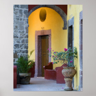 Mexico, San Miguel de Allende, Archway entrance Poster