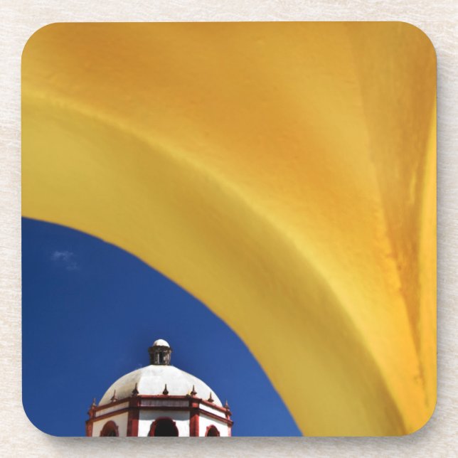 Mexico, San Miguel de Allende. Church framed Coaster (Front)
