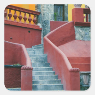 Mexico, San Miguel de Allende, Colourful Square Sticker