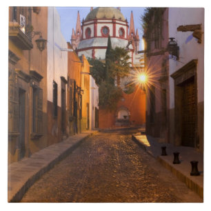 Mexico, San Miguel de Allende. Early morning Tile