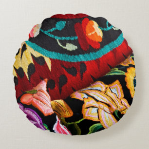 Mexico, San Miguel de Allende Round Cushion