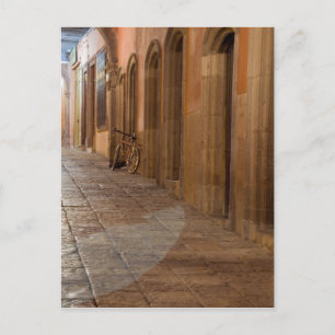 Mexico, San Miguel de Allende, Sidewalk with Postcard