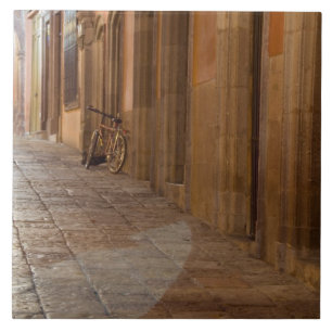 Mexico, San Miguel de Allende, Sidewalk with Tile