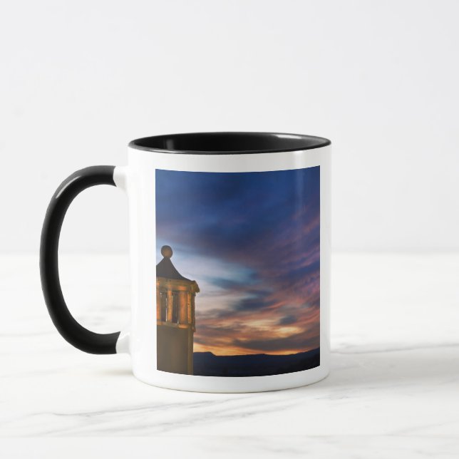 Mexico, San Miguel de Allende. Sunset over Mug (Left)