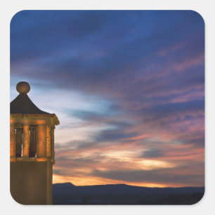 Mexico, San Miguel de Allende. Sunset over Square Sticker