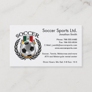 Mexico Soccer 2016 Fan Gear Business Card