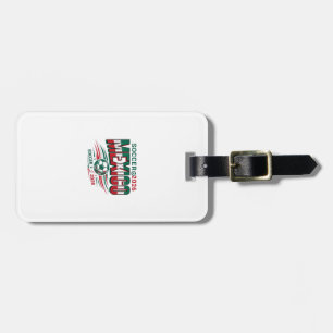 Mexico Soccer 2026 Soccer Bold Country Typography Luggage Tag