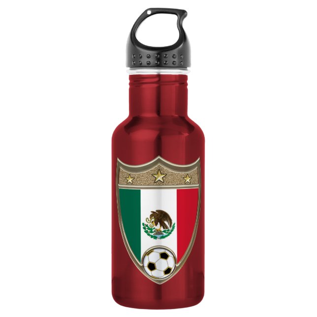 Mexico Soccer 32oz. 532 Ml Water Bottle (Front)