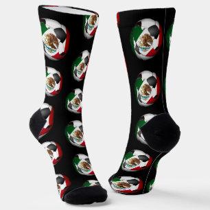 Mexico Soccer Ball Sports Socks