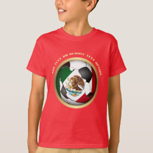 Mexico Soccer Ball Sports T-Shirt