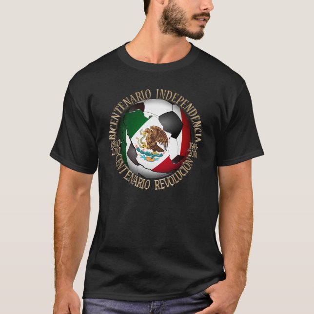 Mexico Soccer Ball T-Shirt (Front)