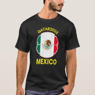 Mexico Soccer Fan  2022 Mexico Flag National Team T-Shirt