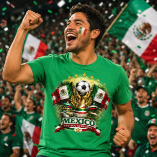 Mexico Soccer Fan El Tri Football World Cup Futbol T-Shirt