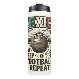 MEXICO Soccer Football Custom 2026 Thermal Tumbler