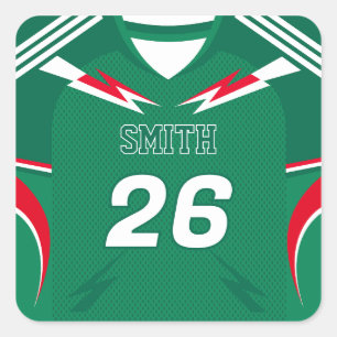 Mexico Soccer Jersey Custom Name Number Sticker