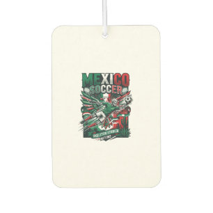 Mexico Soccer Skeleton Striker Nations Premium Spo Car Air Freshener