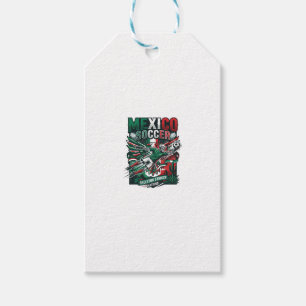 Mexico Soccer Skeleton Striker Nations Premium Spo Gift Tags