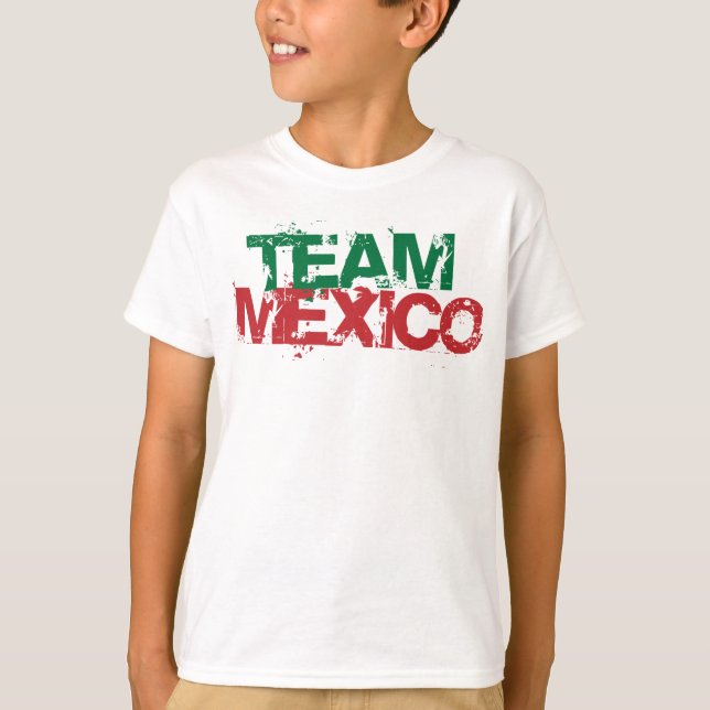 Mexico Sports Team Jersey T-Shirt Custom Proud Mex (Front)