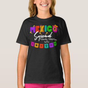 Mexico Squad Colour Group Matching Custom T-Shirt