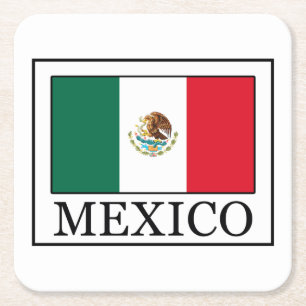 Mexico Square Paper Coaster
