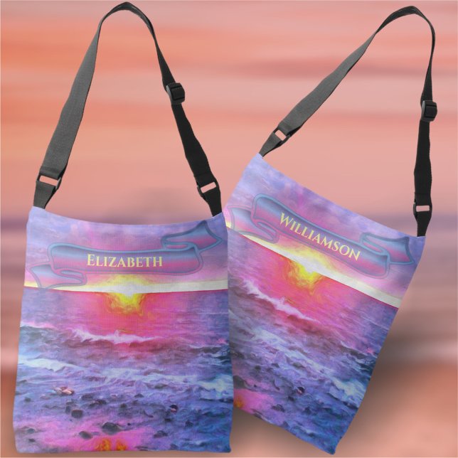 Mexico Sunset 0909 Crossbody Bag (Creator Uploaded)