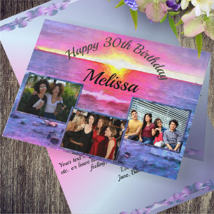 Mexico Sunset Birthday 0909 Card