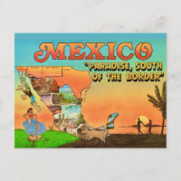 Mexico Sunset Postcard