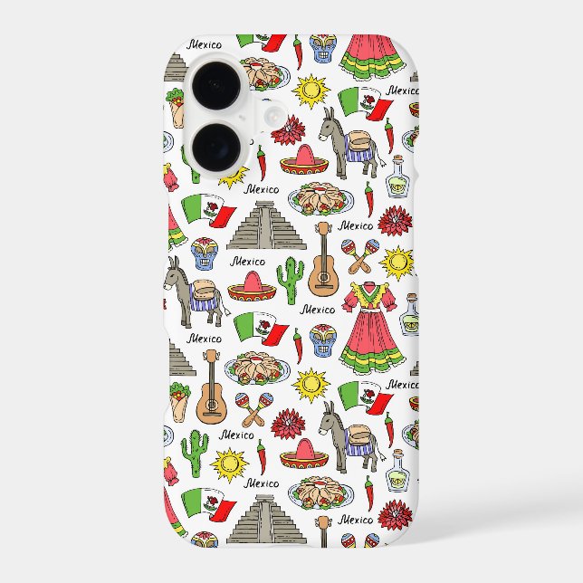 Mexico | Symbols Pattern (Back)