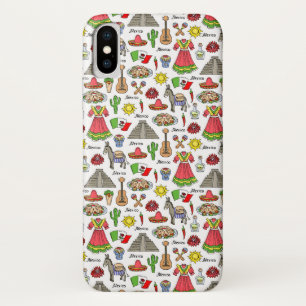 Mexico   Symbols Pattern iPhone X Case
