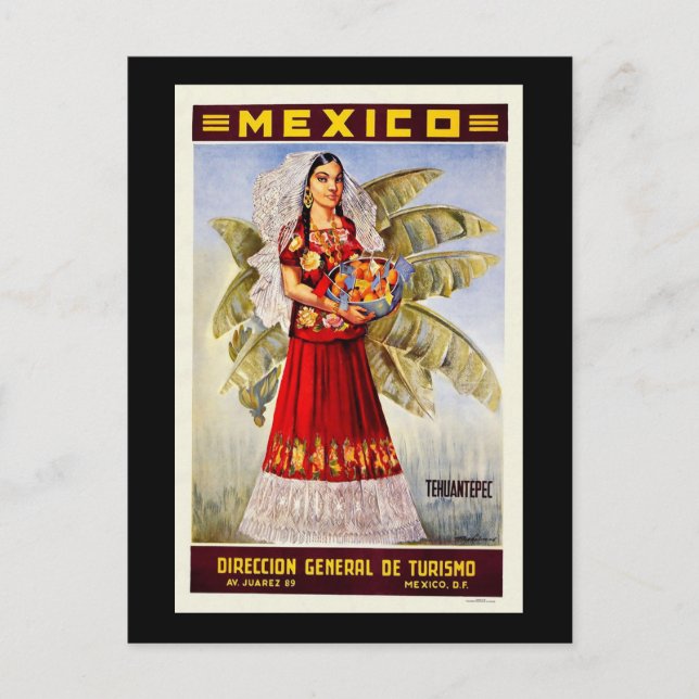 Mexico Tehuantepec Postcard (Front)