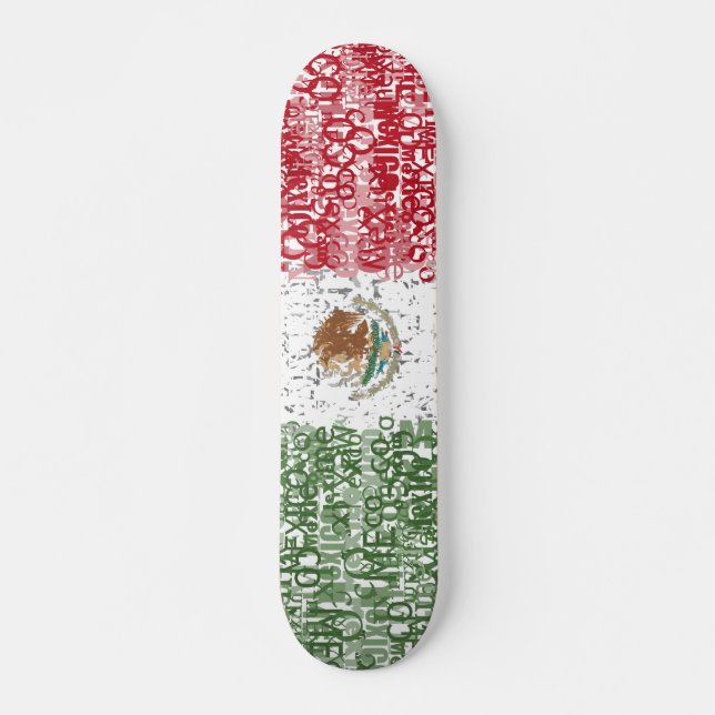 Mexico Textual Skateboard (Front)