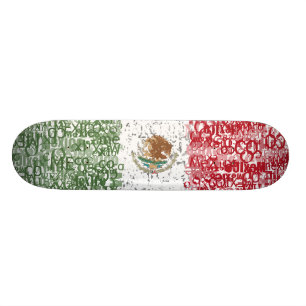 Mexico Textual Skateboard