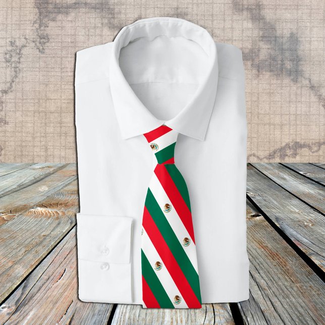 Mexico Ties, fashion Mexican Flag, business Tie (Creator Uploaded)