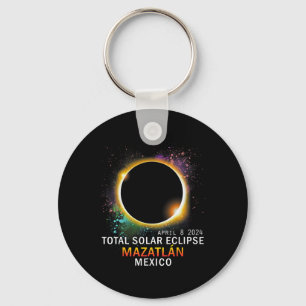 Mexico Total Solar Eclipse 2024  Key Ring