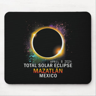 Mexico Total Solar Eclipse 2024  Mouse Pad
