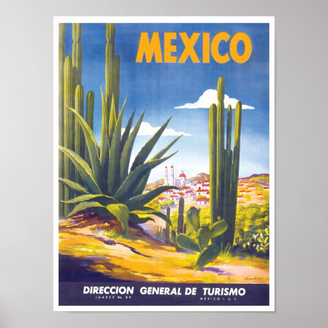 Mexico Travel Poster 3 (Front)