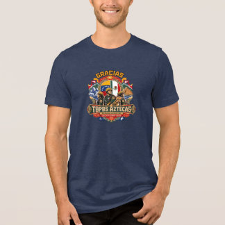 Mexico-Venezuela Topos Aztecas Rescue Team Emblem Tri-Blend Shirt